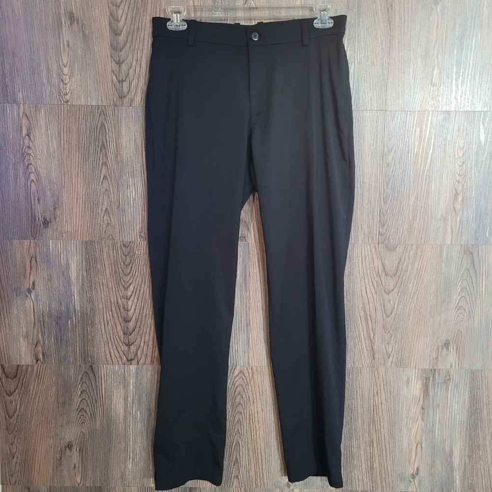 NIKE Men's Straight Leg Golf Pants Size 32 x 32 Black Active Casual Business